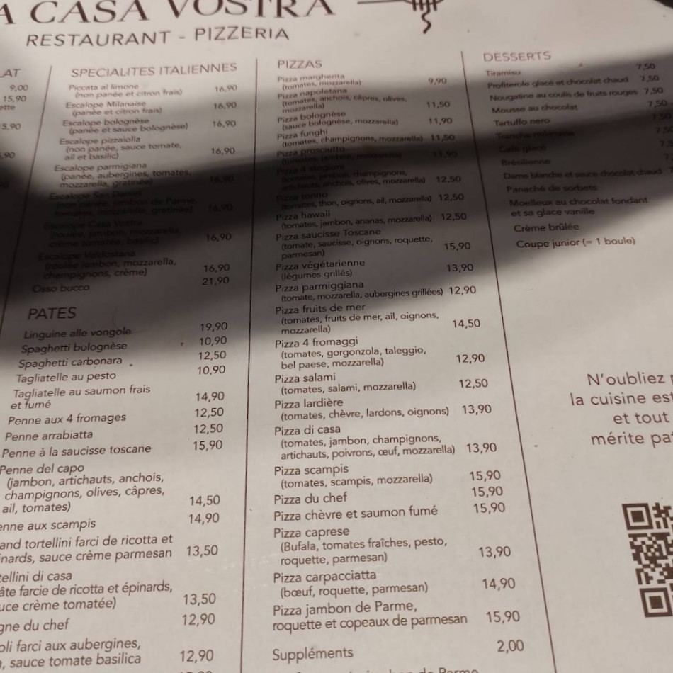A Casa Vostra Carte