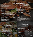 L'atelier Du Burger menu