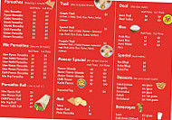 Paraathe Sharaathe menu