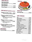 Pupuseria La Paz menu