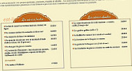 Les Plaisanciers menu