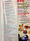 Happy Garden menu