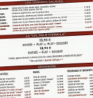 Le Celtique menu