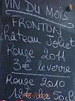 La Coulee Douce menu