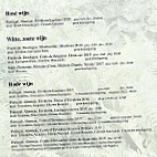 Orshof menu