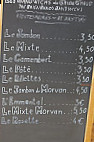 Le Chien Chaud menu