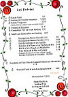 A La Rose menu