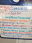 Malia's Cafe menu