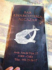 Charcuteria Alcazar menu