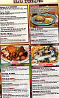 La Fiesta Brava Mexican menu