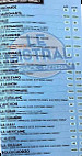 Le Mistral menu