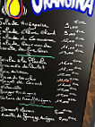 Cafe du Commerce menu