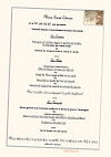 Les caves de la Marechale menu