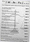 Markt Wirt Schaft menu