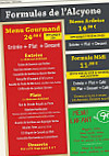 L Assiette Gourmande menu