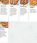 Pizza Hut menu