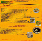 Au Vermillon menu