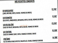 Le Central menu