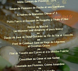 La Rotonde menu