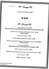 Le Pré St-Germain menu