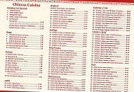 Rainbow Inn Chinese Thai menu