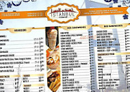 Istanbul Kebab menu