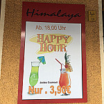 Himalaya menu