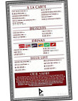 Pete's Steakhouse menu