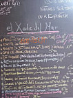 Xadic del Mar menu