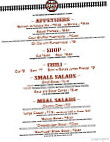 The Depot Cafe menu