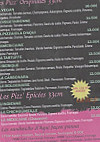 La Pizzaiola D'aqui menu