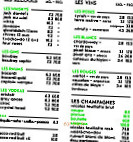 Cheri menu