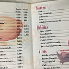 Merendero La Bodeguilla menu