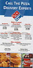 Domino's Pizza menu