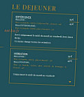 La Cascade Insolite menu