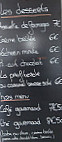 Le Carouge menu