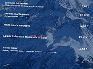 Le Hors Pistes menu