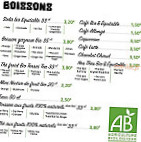 Burger Green menu