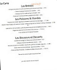 L'ardoise menu