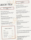 Rich Tea Cafe menu