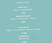 Le Relais Du Châtel menu