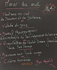 Bistro De La Place menu