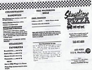 Stageline Pizza menu