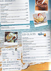 La Voile Bleue menu