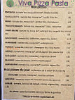 Viva Pizza Pasta menu