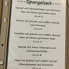 Pizzeria Nido menu