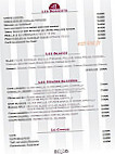 La Chaumiere menu