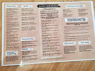 Memories Cafe menu