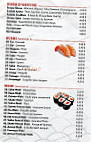 Kyoto Sushi menu