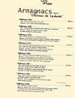 Café de la Plage " Chez Pierre " menu